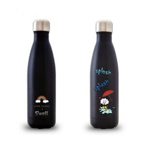 Mira Mikati x S'well Collab Midnight Black 17 oz Rare Limited